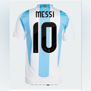 Argentina soccer jersey unisex blue / white color adidas